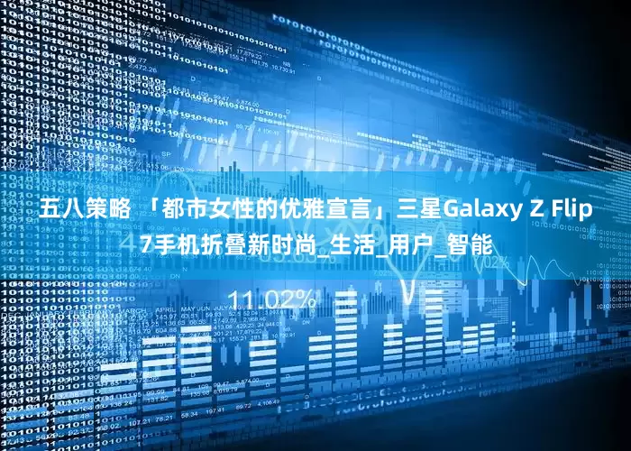 五八策略 「都市女性的优雅宣言」三星Galaxy Z Flip7手机折叠新时尚_生活_用户_智能