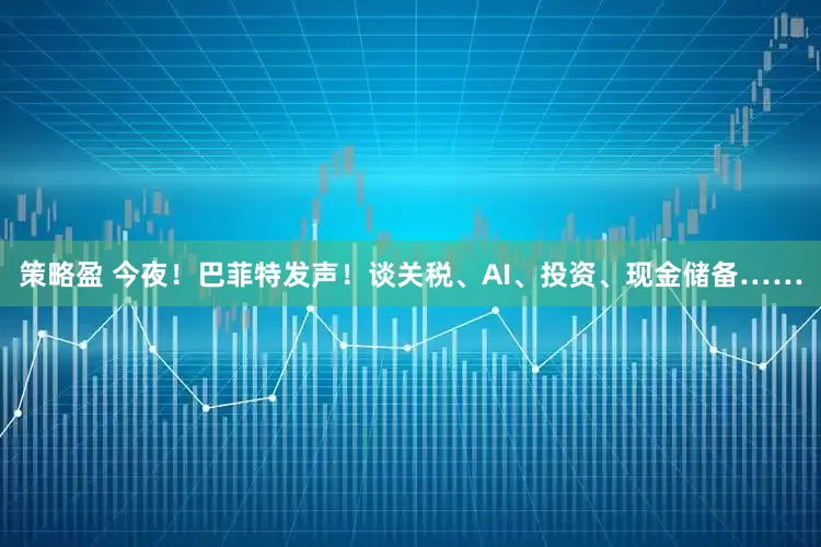 策略盈 今夜！巴菲特发声！谈关税、AI、投资、现金储备……