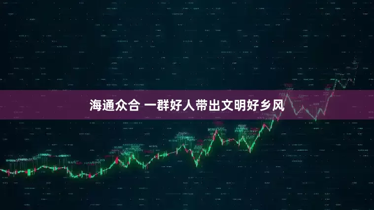 海通众合 一群好人带出文明好乡风