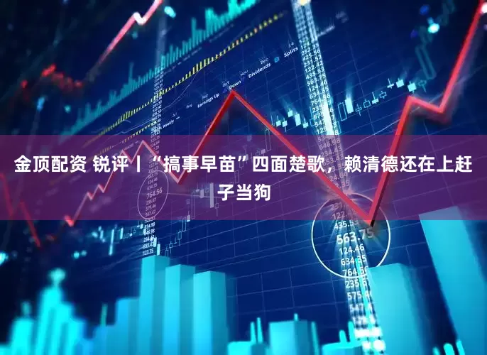 金顶配资 锐评丨“搞事早苗”四面楚歌，赖清德还在上赶子当狗